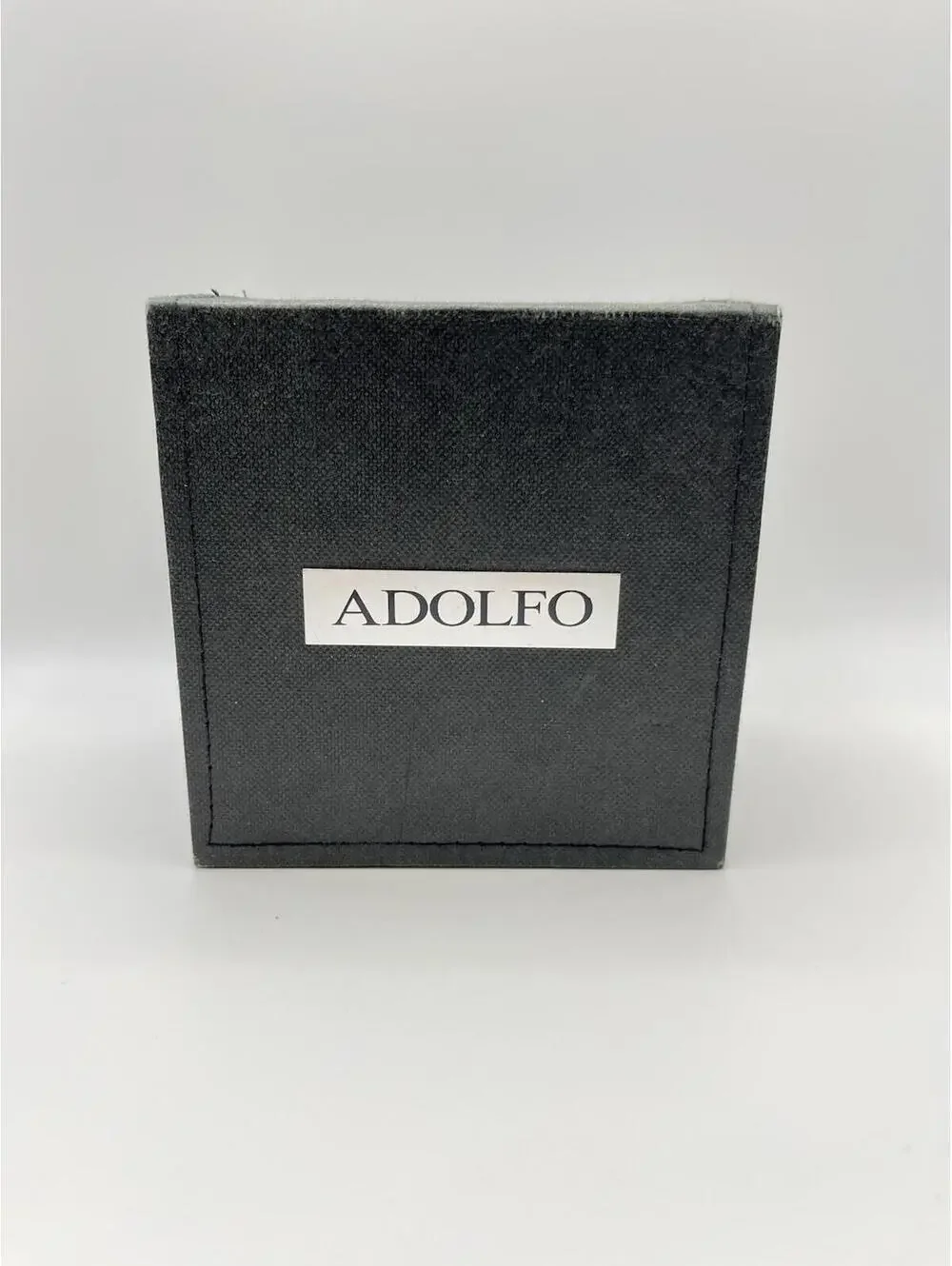 ADOLFO Men’s Watch World Map Black and white Quartz New in box Works
